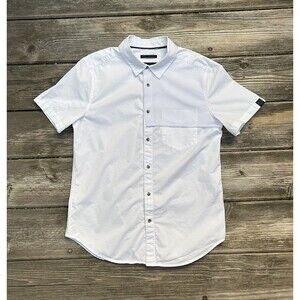 Saks Fifth Avenue x Anthony Davis Lakers Short Sleeve Button-Down Shirt Size M